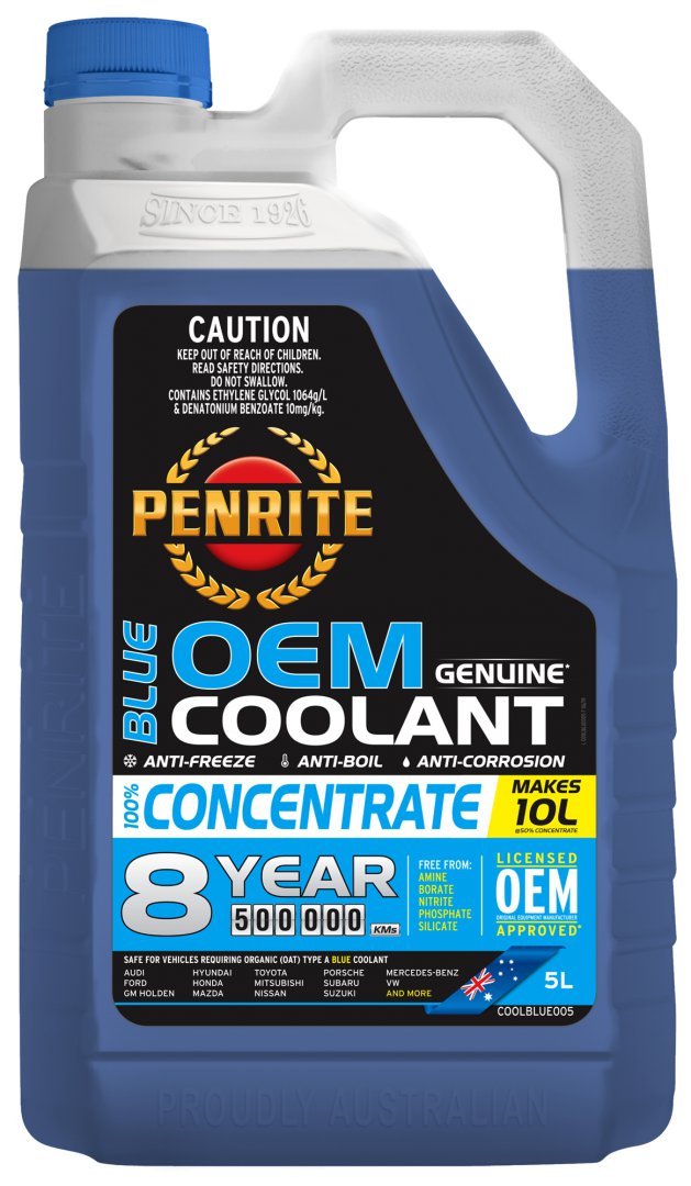 Penrite BLUE OEM COOLANT CONCENTRATE/PREMIX