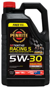 Penrite 10 TENTHS RACING 5W-30 (100% PAO & ESTER)